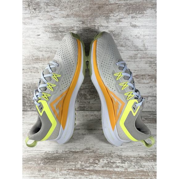 Mens Nike React Pegasus Trail 4 Light Iron Ore/Volt Trail Running Shoes Sz 8 EUC main image 8
